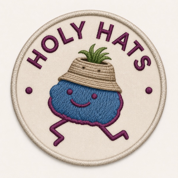 HolyHats patch logo